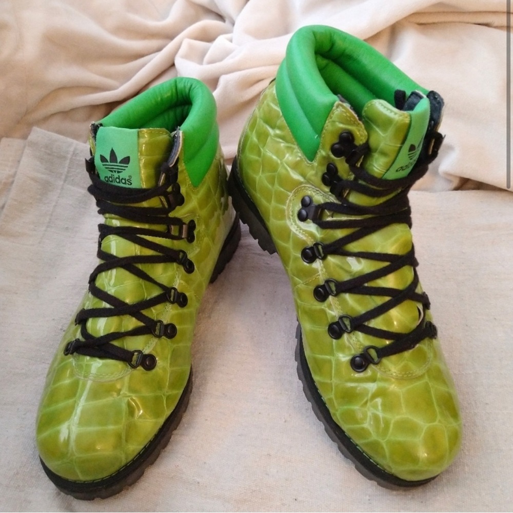 Adidas JEREMY SCOTT HIKING BOOTS ALLIGATOR Men 10